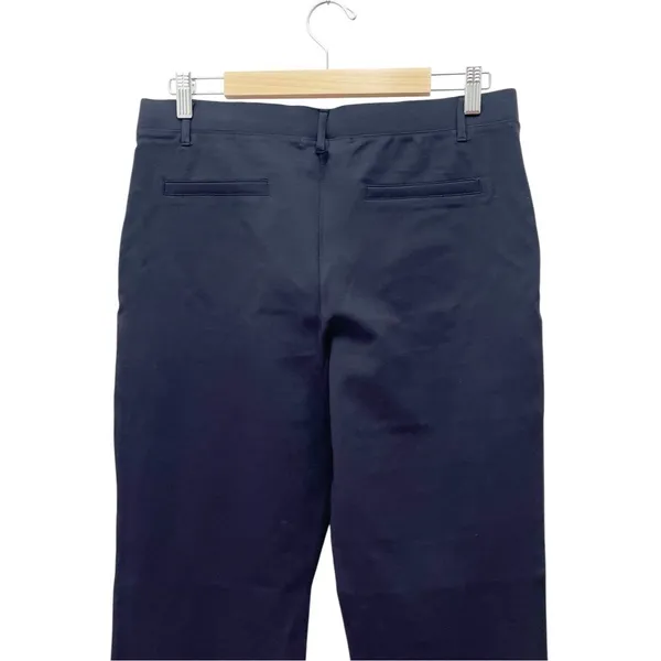 Quince Ultra Stretch Ponte Bootcut Pants Navy Blue Sz Large Work Career Capsule - Image 7