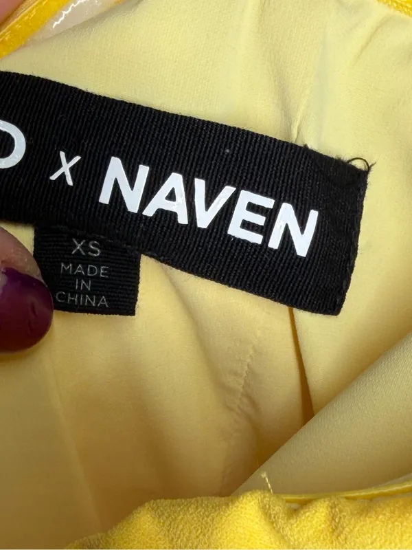 NBD x Naven Lauren‎ Bodycon Strapless Cutout Ruffle Cocktail Mini Dress Summer - Image 5