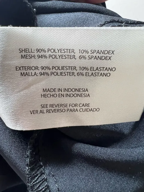 Orvis Travel Skort Skirt Black Rose Embossed Pockets Stretch Athleisure Golf Lg - Image 15