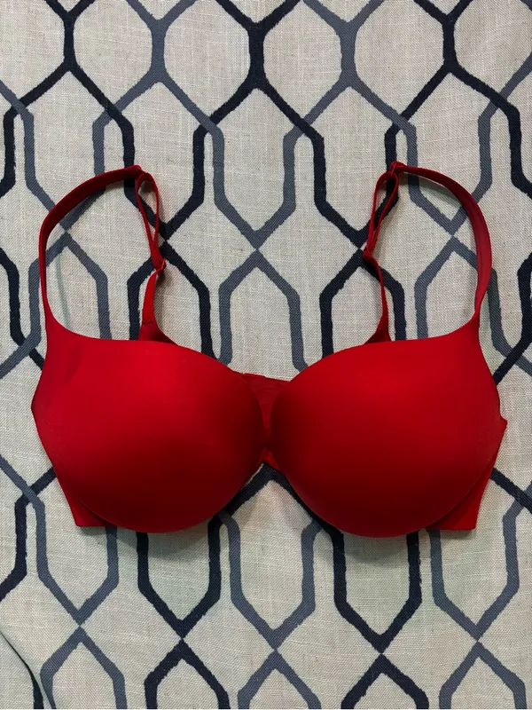 Skim Ultimate Tear Drop Push Up Bra Red Size 36D - Image 3