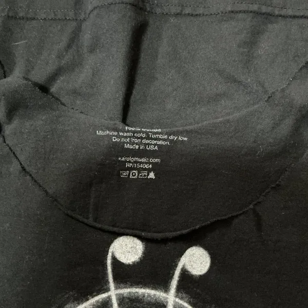Bichota Official Merch Off Shoulder Graphic TShirt‎ Fairy Bee Design Karol G - Image 3