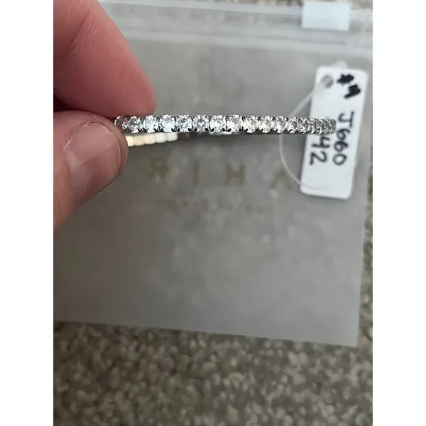Sahira‎ Jewelry Design Silver Tone Tennis Bracelet Rhinestone Sparkle - Image 2