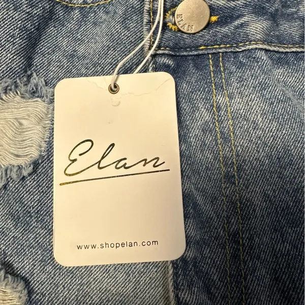 Elan Crossover Denim Mini Skirt NEW - Image 4