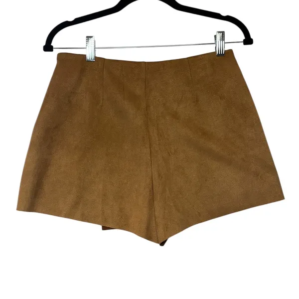 Hyfve Faux Suede Moto Jacket‎ and Skort Set Cognac Brown Sz M cowgirl festival - Image 12