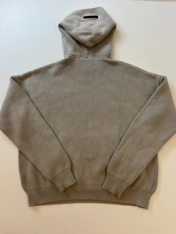 Essentials Fear of God Knit Pullover Hoodie - Image 4