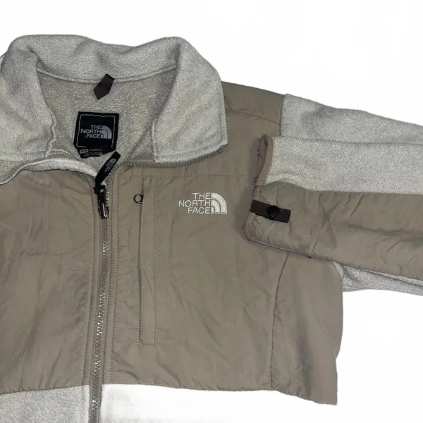 The North Face Denali Women's Medium Fleece Jacket Beige and Cream Coat M/M Ac6w - Image 2