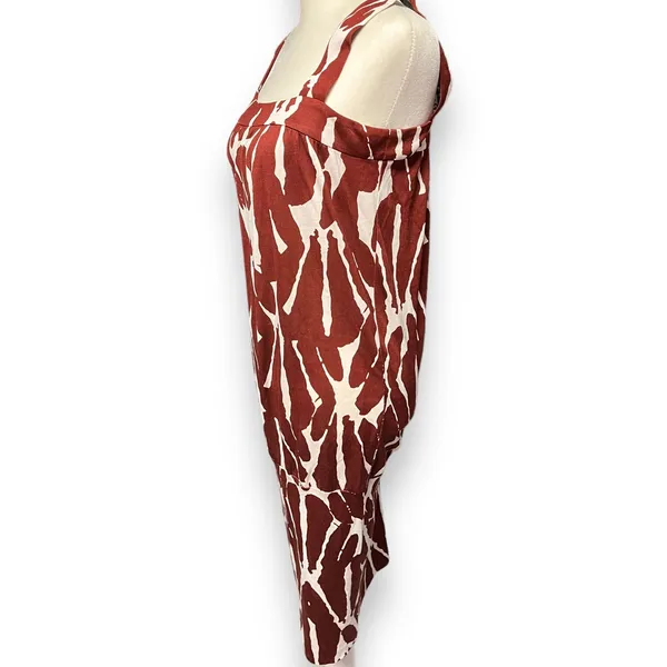 DIANE VON FURSTENBERG Matilda Silk Dress jiraffe size 8 - Image 4