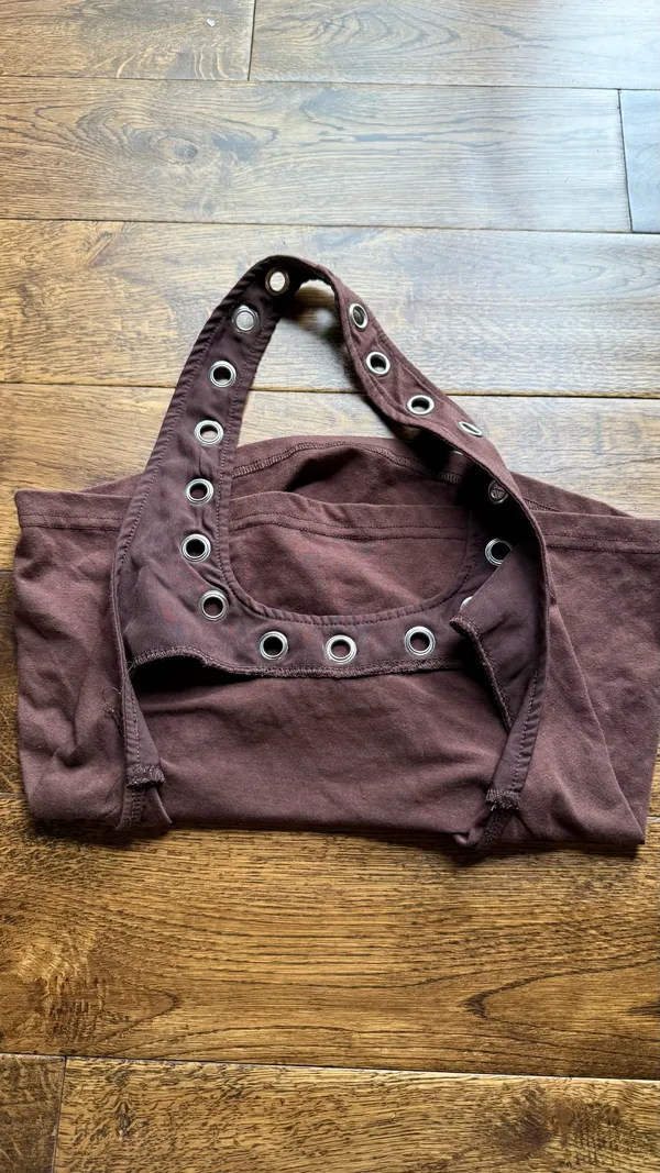 Brown halter top Size XS - Image 4