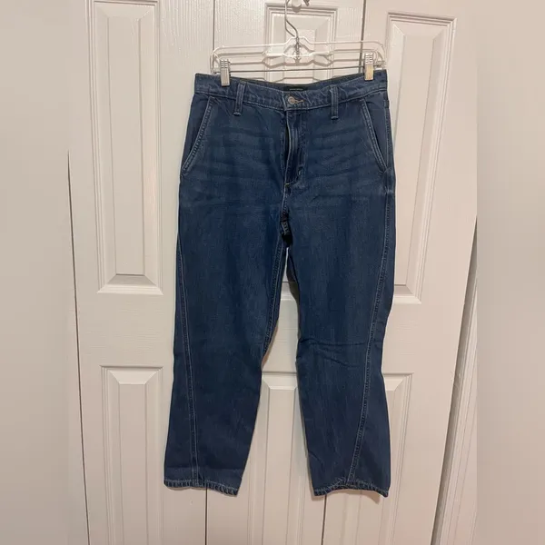 Banana Republic High-Rise Barrel Leg Jean Size 28/6 - Image 2