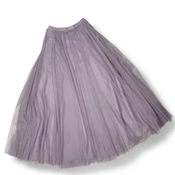 Revelry‎ Skylar Tulle Maxi Skirt Wisteria Mauve Purple Size 6 Formal Fairy - Image 12