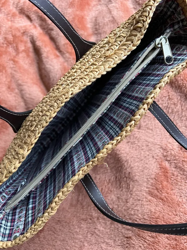Woven Purse Tan - Image 4