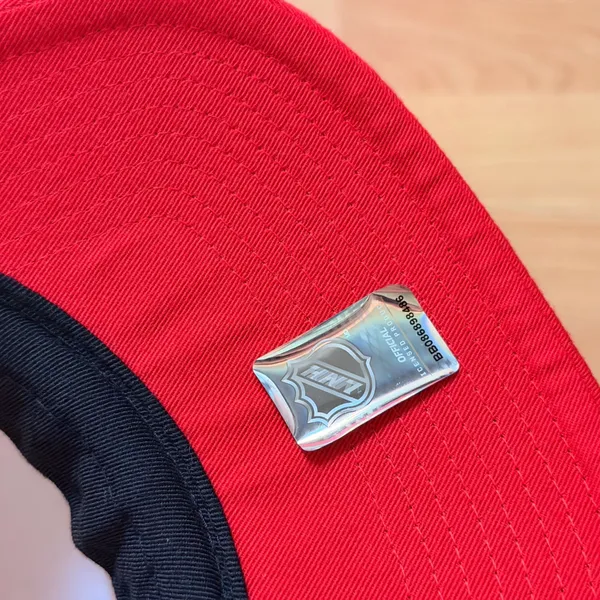Adidas Red Detroit Wings Logo Adjustable Baseball Hat - Image 7