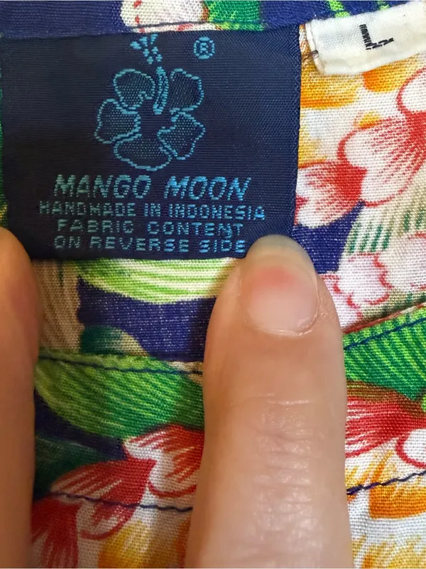 Mango Moon Tropical Pineapple Sun Dress Size Large - Image 5