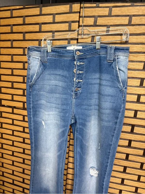 KanCan Wide Leg Jeans Size 15/31 - Image 3