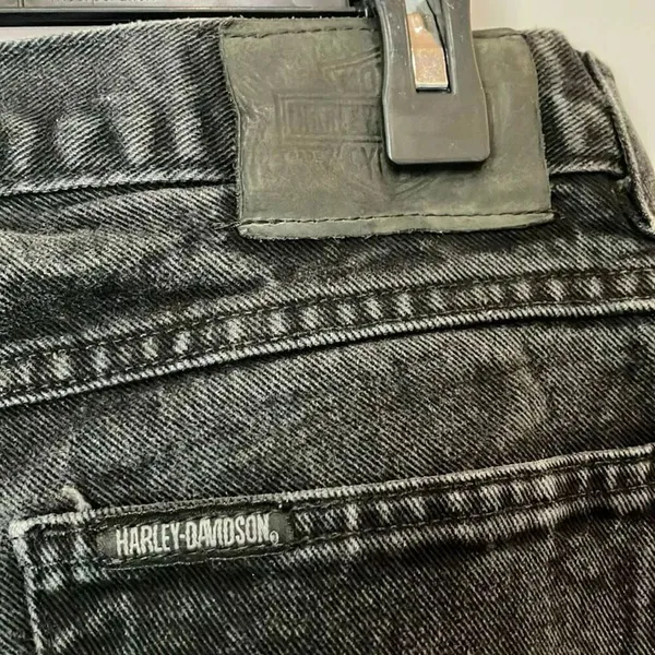Vintage 2002 Harley Davidson 100% Cotton Black Non Ripped Size 12R #700 - Image 8