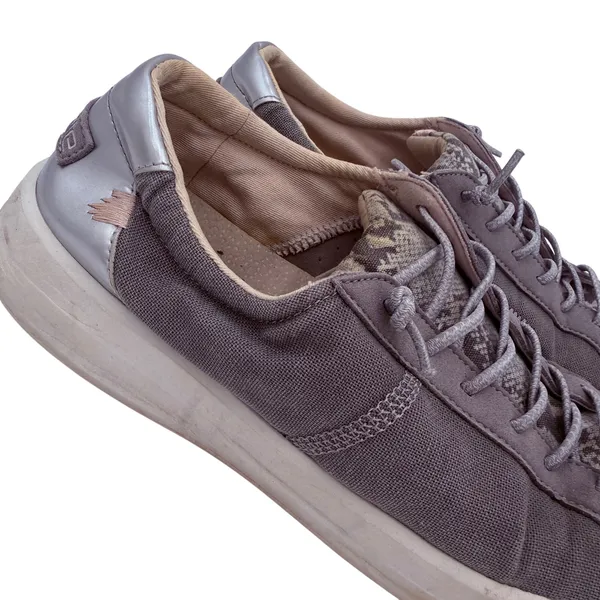 Hey Dude Women's Silver Python Karina Sneakers Size 10 - Image 2