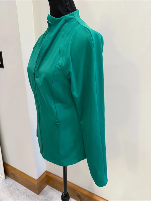 Tommy Bahama Women’s Everyday Active Green zip up Jacket size S - Image 2
