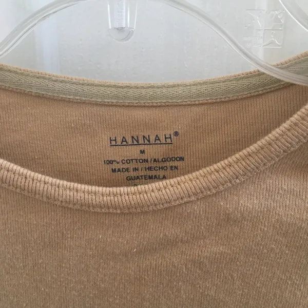FINAL MARKDOWN long sleeved Hannah tee medium Tan - Image 3