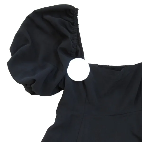 NWT Hill House The Matilda Dress in Black Poly Crepe Midi S - Image 5