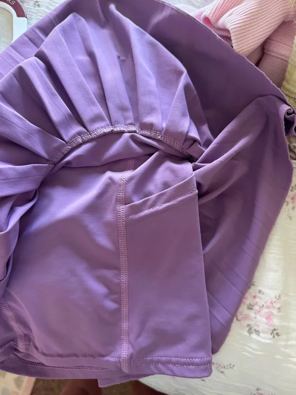 Purple Tennis Skirt Pleated - Image 3