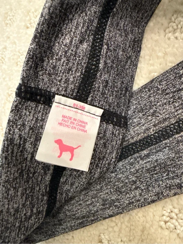 Victoria’s Secret PINK Gray Heather Athletic Headband Black One Size - Image 3