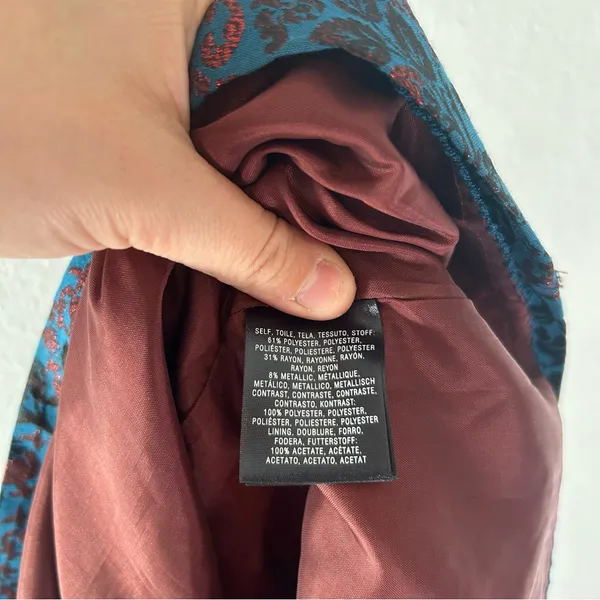 Anthropologie NWT Paprika Brocade Mini Dress - Image 16