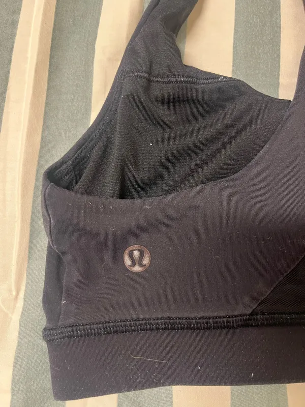 Lululemon Black Sports Bra - Image 3