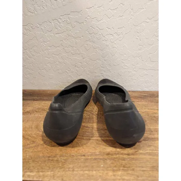CROCS Patent Cap Toe Slip-On Flats Ballet Shoes black‎ Size 9 Women’s - Image 3