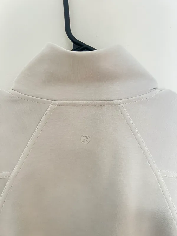 Lululemon Like New Brushed Softstreme Funnel-Neck Zip Up Sz 6 - Image 7