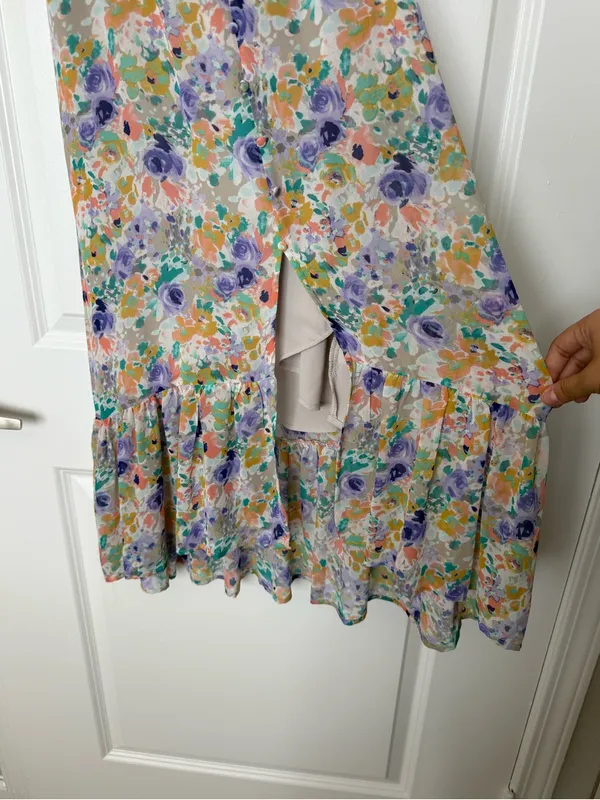 ASTR The Label floral cottagecore maxi dress | Button detailing XS - Image 5
