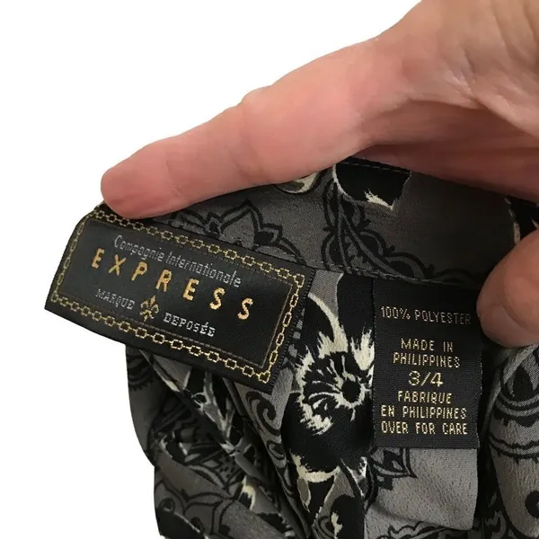 ‎Vintage Express floral print pleated mini skirt size 3/4 - Image 4