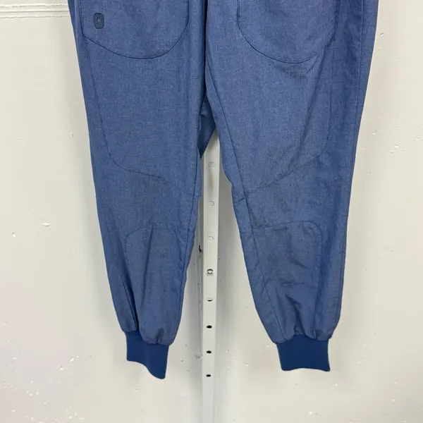 Figs Women’s Scrubs Jogger E.A.C Heathered Denim Big Sky W20SW2009‎ XS - Image 4