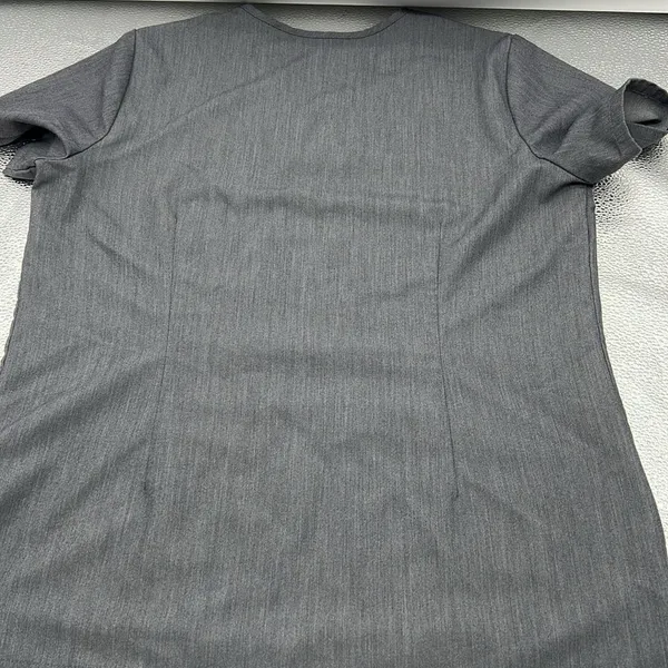 Figs Casma 3 pocket graphite v neck scrubs top small - Image 6