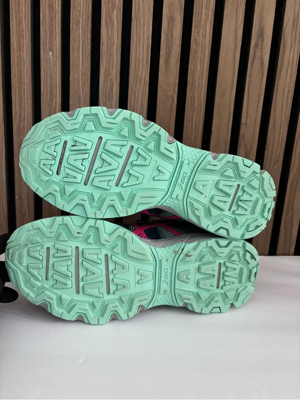 ASICS GEL-VENTURE 8 Trail Running Tennis Shoes Womens Size 6.5 Blue Pink Teal - Image 6