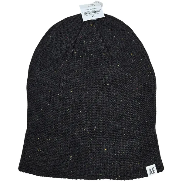 American Eagle Outfitters Mens Womens Black Speckled Knit Beanie Hat‎ One Size - Image 3
