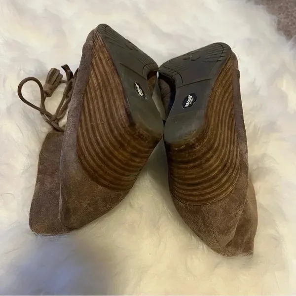 Dr Scholls women suede‎ ankle Boots sz 9 with tassels - Image 5