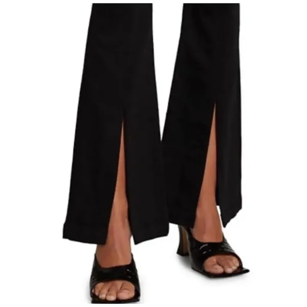 ✨J Brand Estellah High Rise Split Flare Pull Black Sz 27 Pants✨ - Image 5
