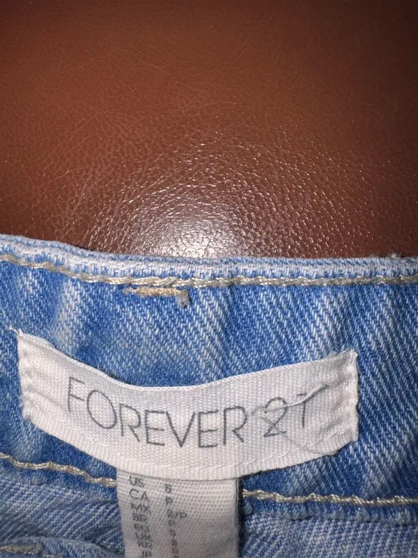 Forever 21 Denim Mini Skirt Small Good Condition - Image 7