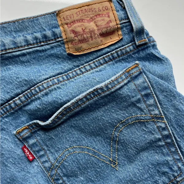 Levi’s • 501 Jazz Solo Blue Denim Shorts - Image 8