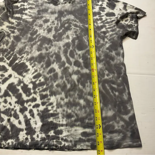 Lululemon All Yours Tee *Tie Dye Marmoleado Tie Dye Graphite Gray Women Sz M/8 - Image 6