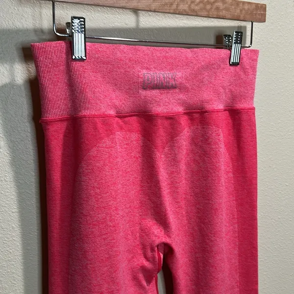 Pink Victoria’s Secret size large seamless leggings - Image 7