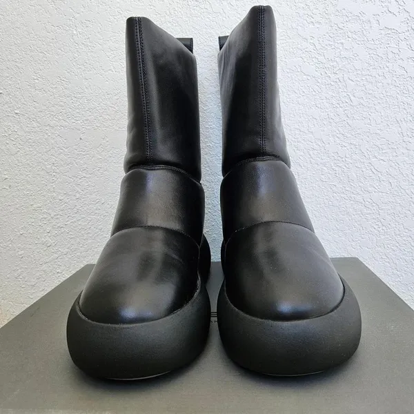 Vagabond Aylin Puffer Tall Boots Black Leather Women's Size 8 Sold Out‎ UO - Image 4