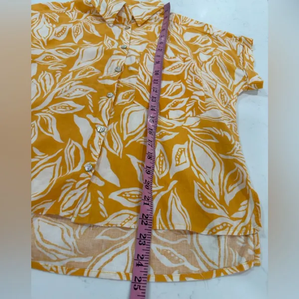Panama Jack Women's Mustard and White blouse y pants - Image 7