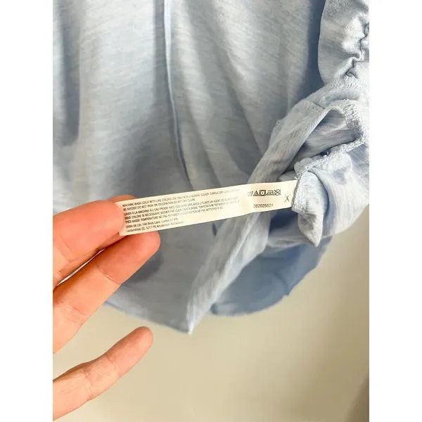 FP Movement x Hatch Right On Run Blue Maternity Top Sz M - Image 8