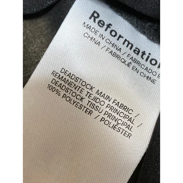 Reformation Rose Black Mesh Sheer Bustier Sleeveless Knit Cami Tank Top Size S - Image 6