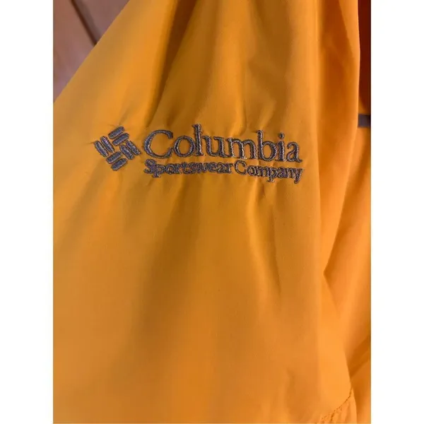 Columbia Fire Ridge Yellow Removable Hood Midweight Vintage Ski Jacket medium (4 - Image 12