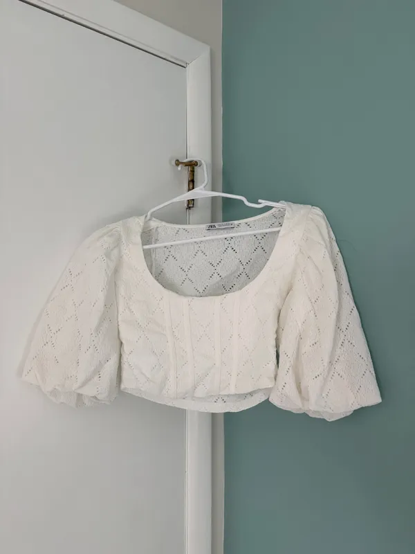 ZARA Blouse Crop Top - Image 2