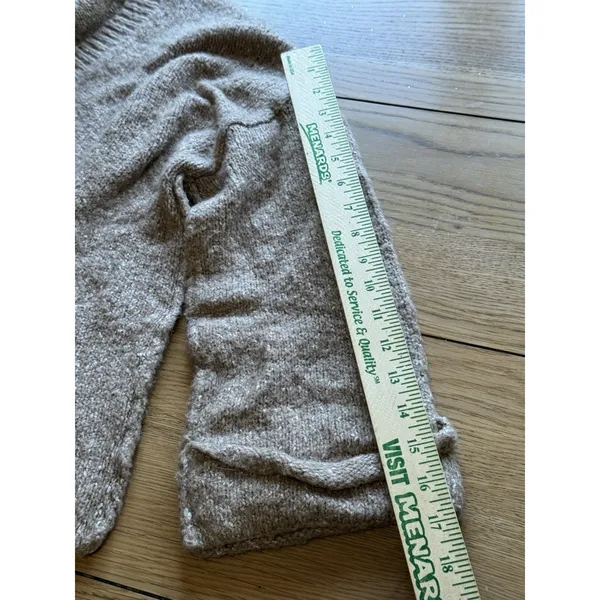 By Anthropologie Women Size XS Wool Blend Sweater Cuffed Sleeves Fall Autumn - Image 6