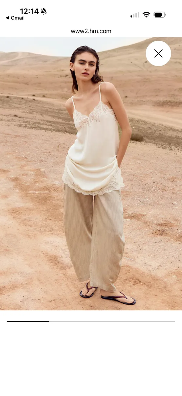 Satin Slip Dress H&M - Image 4