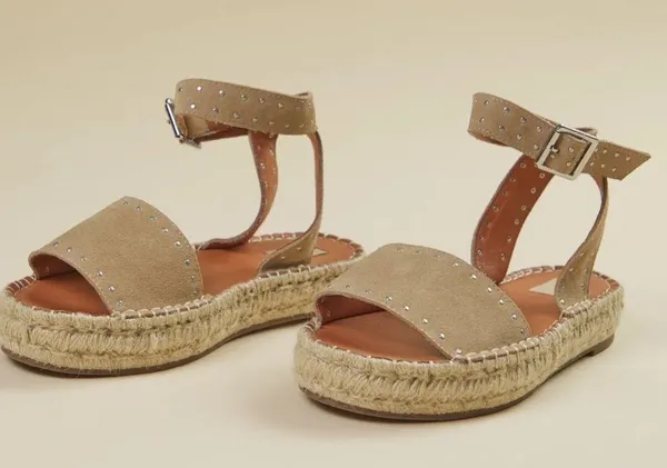 NEW Altar’d State X MIA Strap Sandals Size 8.5 Tan Arula LIMITED EDITION - Image 2